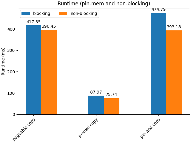 Runtime (pin-mem and non-blocking)